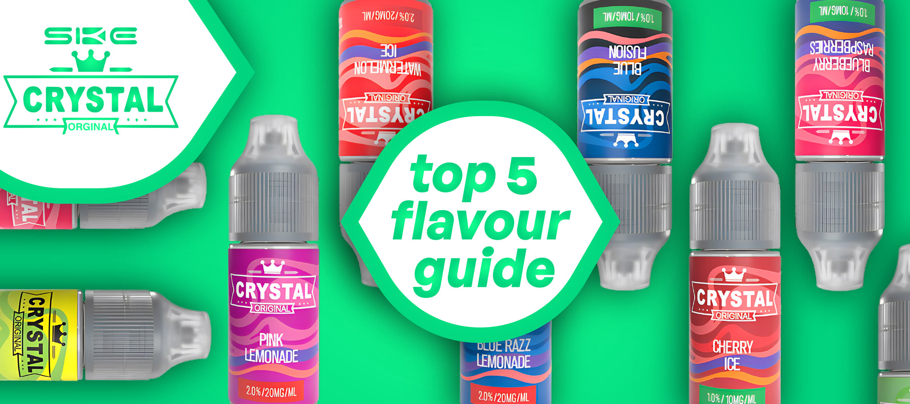 SKE Nic Salt E-liquids Top 5 Flavours
