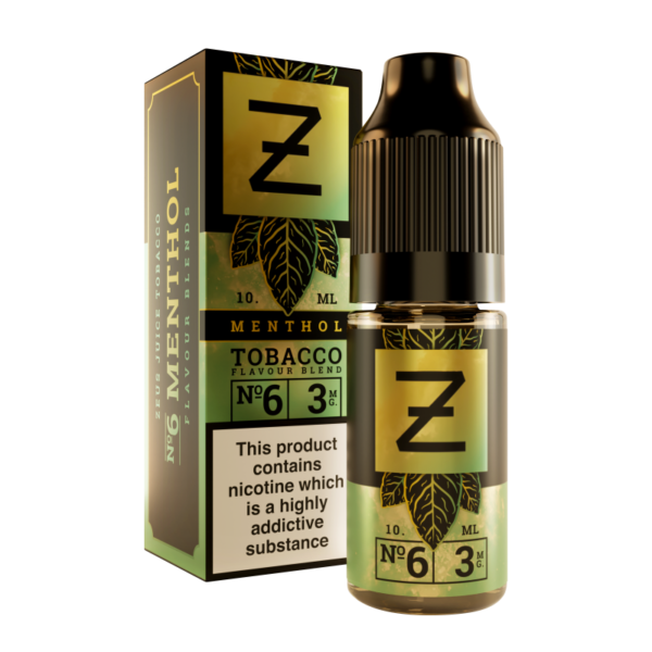 Menthol Tobacco E-liquid by Zeus Juice