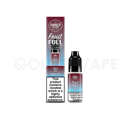 Cola Ice Nic Salt E-Liquid by Dinner Lady Fruit Full