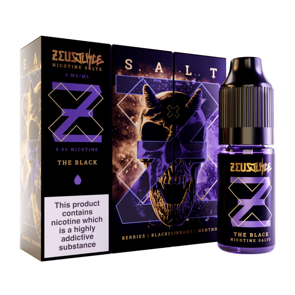 The Black Nic Salt E-Liquid by Zeus Juice