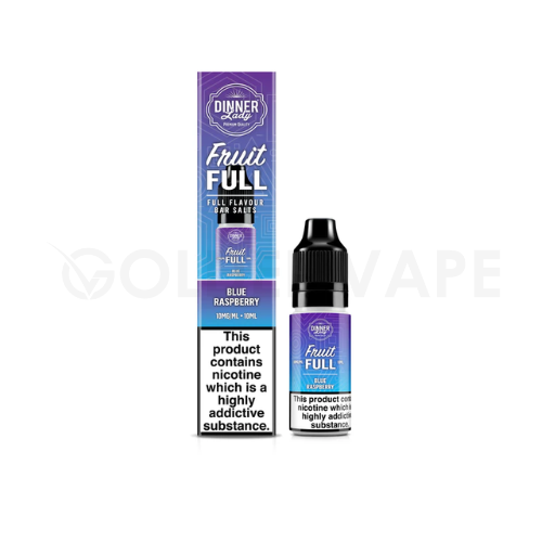 Blue Raspberry Nic Salt E-Liquid by Dinner Lady Fruit Full