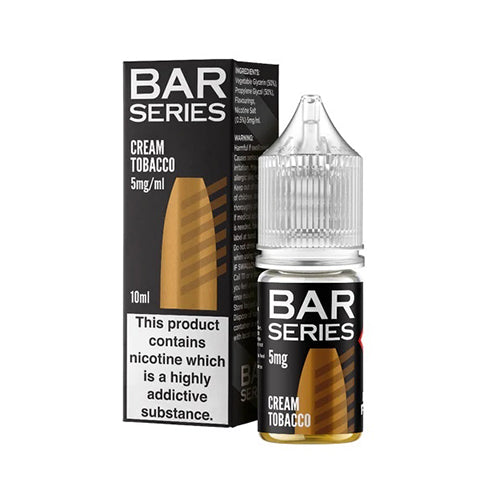 Cream Tobacco Nic Salt E-liquid by Bar Series