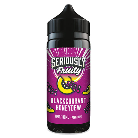 Blackcurrant Honeydew 100ml Shortfill E-Liquid By Seriously Fruity