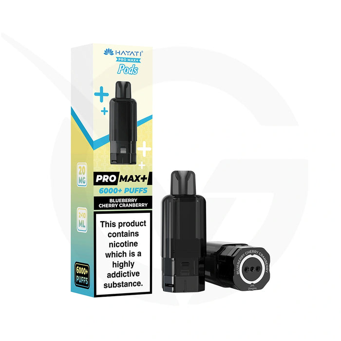 Blueberry Cherry Cranberry Hayati Pro Max Plus Refill Pods