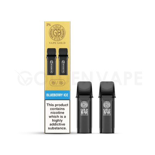 Gold Bar Reload Blueberry Ice Prefilled Vape Pods ‑ 20mg