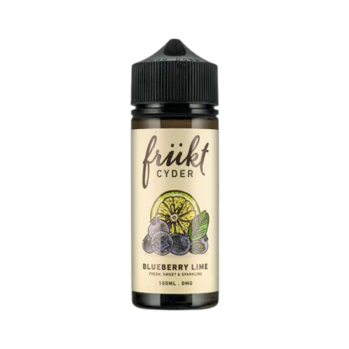 Blueberry Lime 100ml Shortfill E-Liquid By Frukt Cyder
