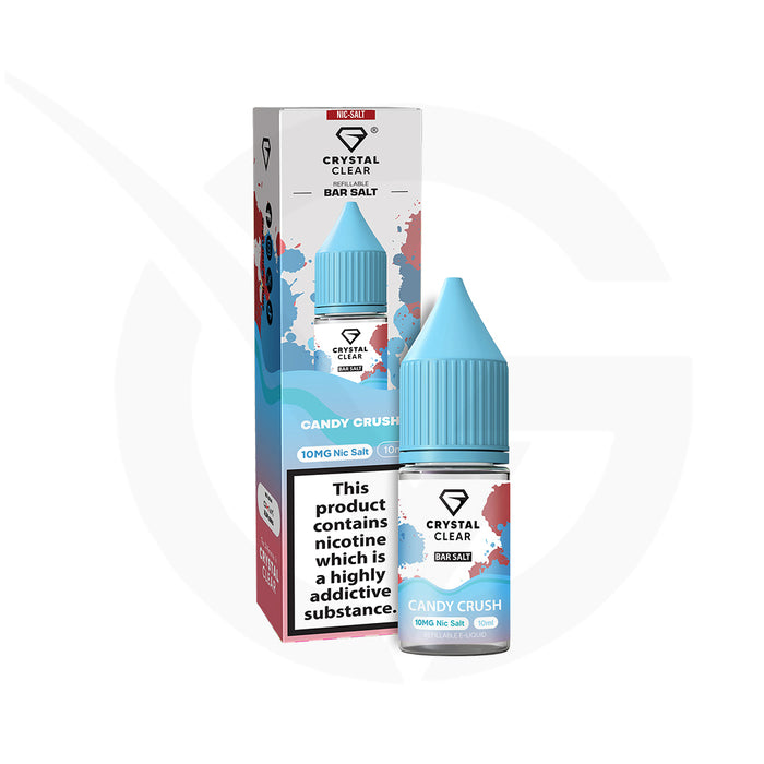 Candy Crush 10ml Nic Salt E-Liquid By Crystal Clear