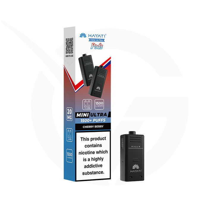 Cherry Berry Hayati Mini Ultra 1500 Refill Pods