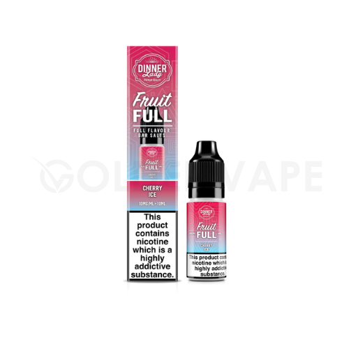 Cherry Ice Nic Salt E-Liquid by Dinner Lady Fruit Full