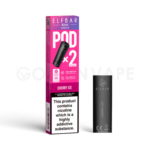 Cherry Ice 4 in 1 Prefilled Pods By Elf Bar