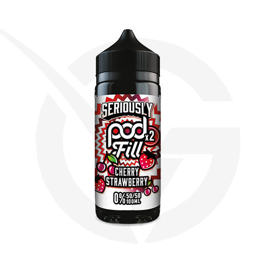 Cherry Strawberry 100ml Shortfill E-liquid by Seriously Pod Fill X2