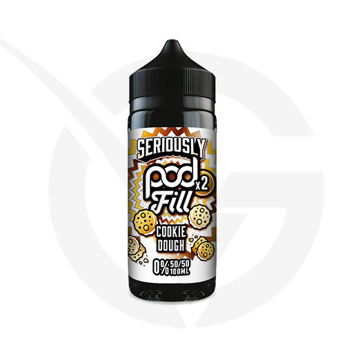 Cookie Dough 100ml Shortfill E-liquid by Seriously Pod Fill X2