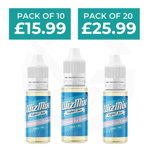 Cornish Ice Cream 10ml E-Liquid By Wizmix