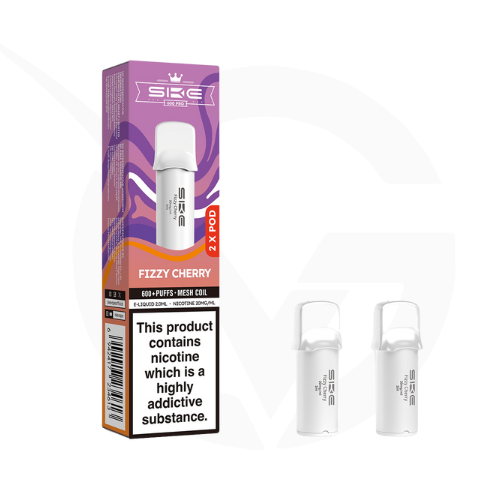 Fizzy Cherry Crystal 600 Pro Prefilled Pods by SKE