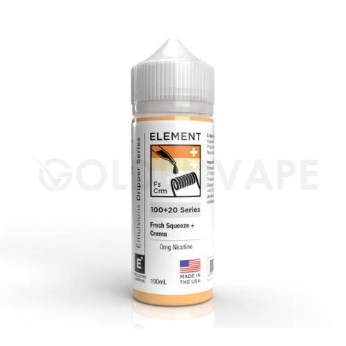 Fresh Squeeze+ Cream 100ml Shortfill E-Liquid By Element