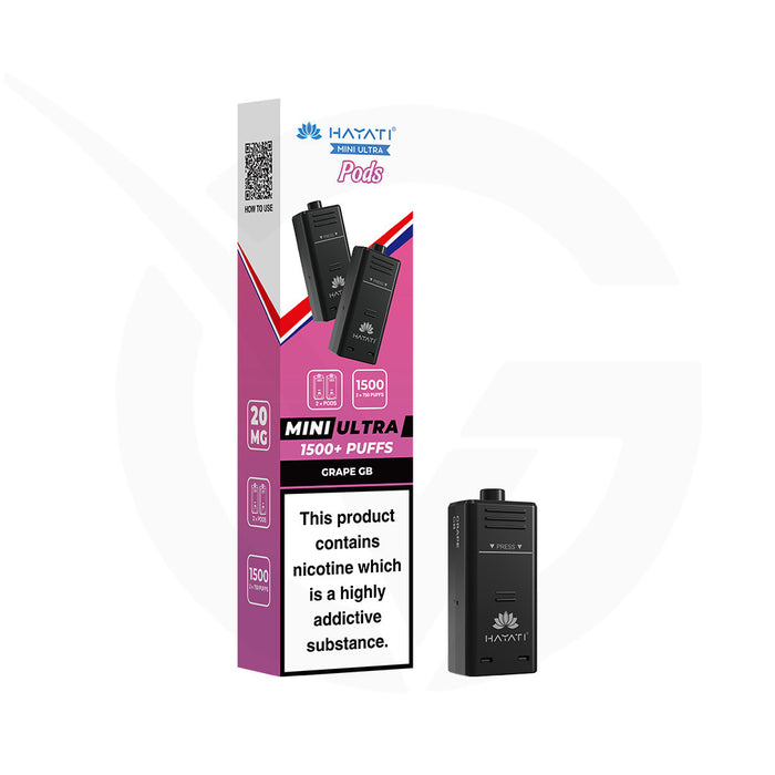 Grape GB Hayati Mini Ultra 1500 Refill Pods