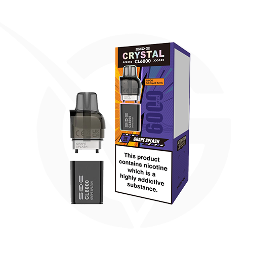 Grape Splash Crystal CL6000 Prefilled Pods by SKE