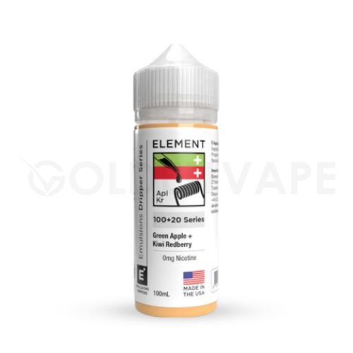 Green Apple+ Kiwi Redberry 100ml Shortfill E-Liquid By Element