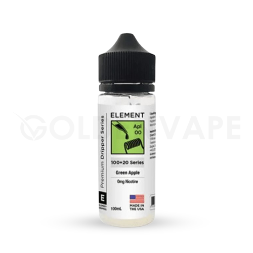 Green Apple 100ml Shortfill E-Liquid By Element