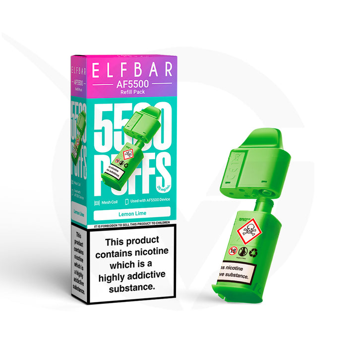 Lemon Lime Elf Bar AF5500 Refill Pods