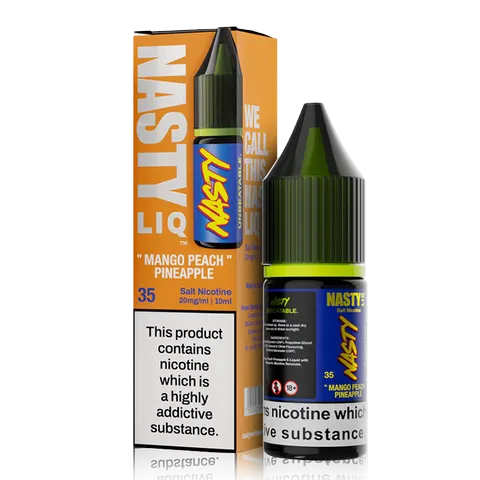 Mango Peach Pineapple 10ml Nic Salt E-Liquid By Nasty Liq