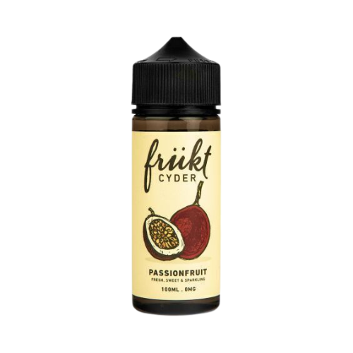 PassionFruit 100ml Shortfill E-Liquid By Frukt Cyder