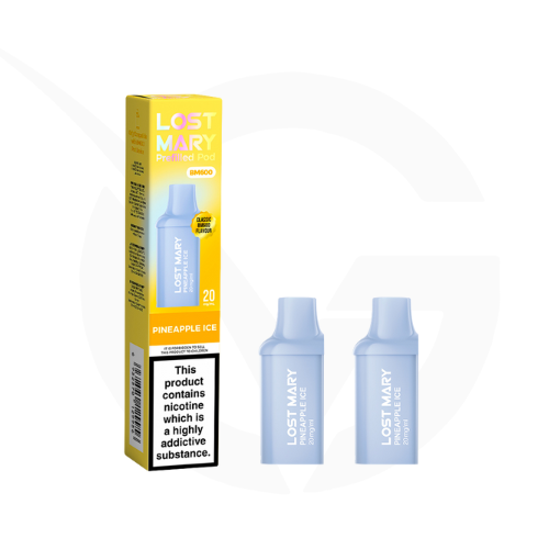 Pineapple Ice Prefilled Pods By Lost Mary BM600