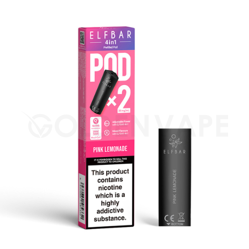 Pink Lemonade 4 in 1 Prefilled Pods By Elf Bar