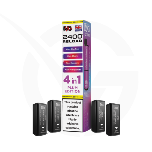 Plum Edition Prefilled Pods By IVG 2400 Reload