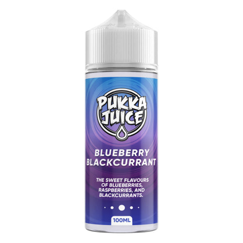 Blueberry Black Currant Shortfill E-Liquid By Pukka Juice