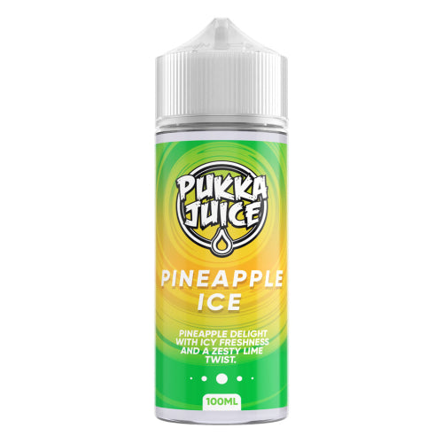 Pine Apple Ice Shortfill E-Liquid By Pukka Juice