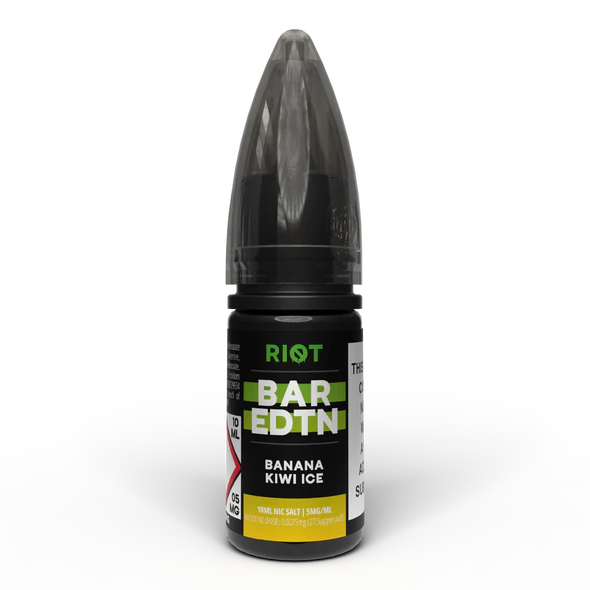 Banana Kiwi Ice Nic Salt E-Liquid by Riot Squad Bar Edtn