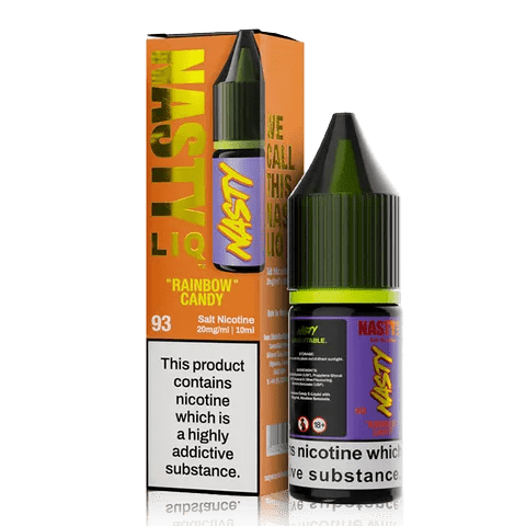 Rainbow Candy 10ml Nic Salt E-Liquid By Nasty Liq