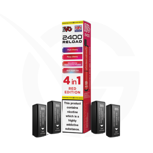Red Edition Prefilled Pods By IVG 2400 Reload