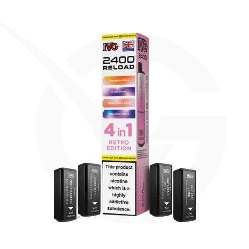 Retro Edition Prefilled Pods By IVG 2400 Reload