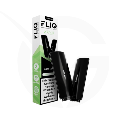 Soft Mint Prefilled Pods By Avomi Fliq