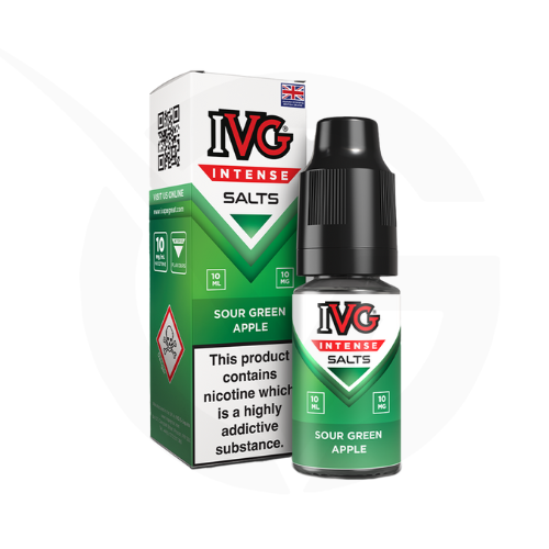IVG Intense Nic Salt E Liquid Sour Green Apple