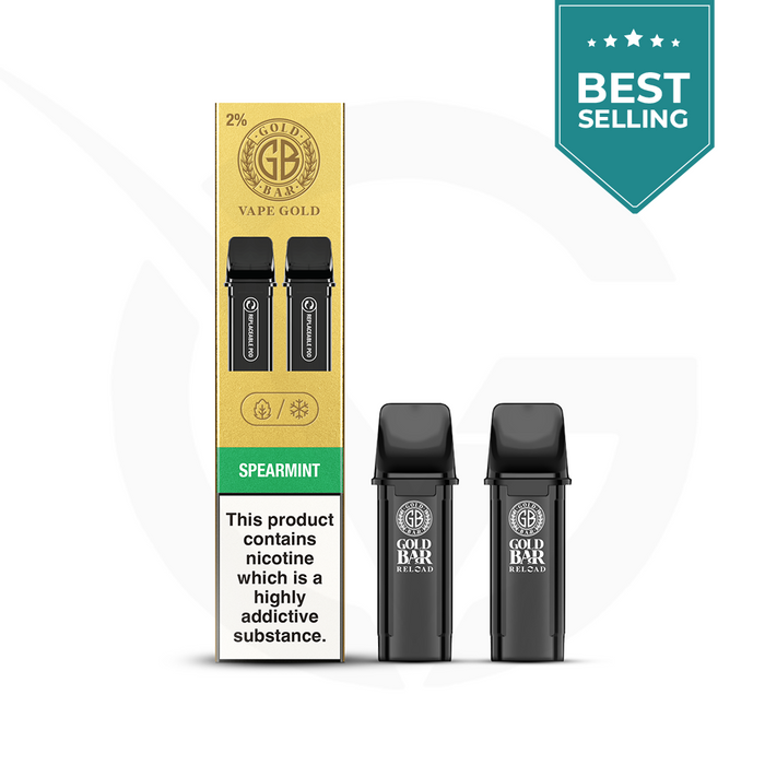 Spearmint Prefilled Pods By Gold Bar Reload