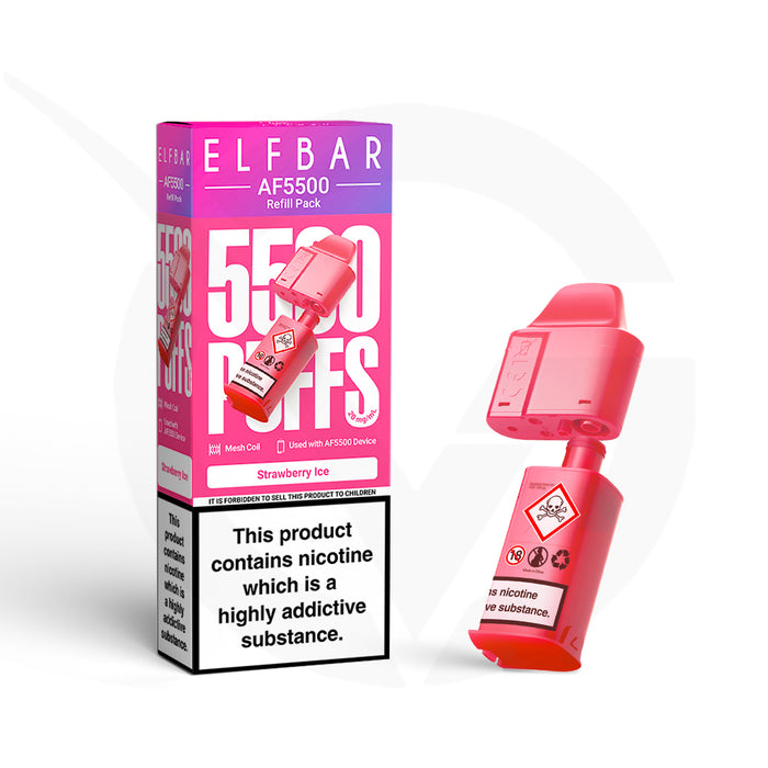 Strawberry Ice Elf Bar AF5500 Refill Pods