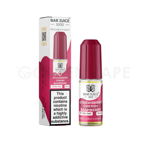 Strawberry Cherry Raspberry Nic Salt E-Liquid By Bar Juice 5000