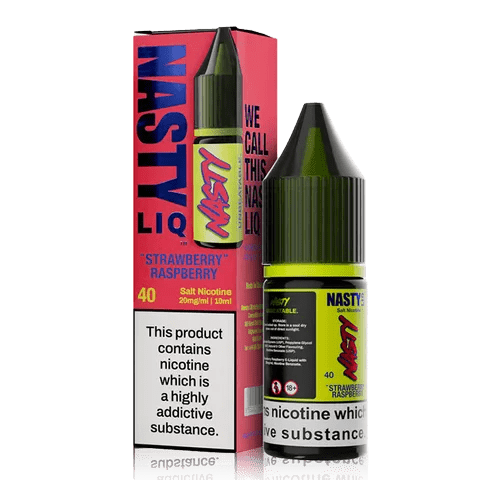 Strawberry Raspberry 10ml Nic Salt E-Liquid By Nasty Liq
