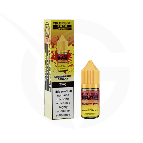 Strawberry Banana 10ml Nic Salt E-Liquid By Firerose 5000