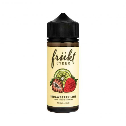Strawberry Lime 100ml Shortfill E-Liquid By Frukt Cyder