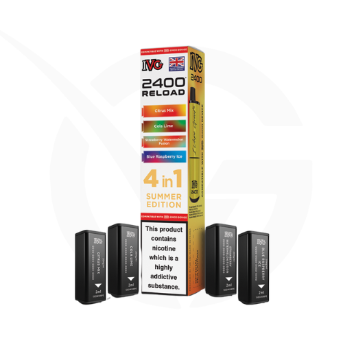 Summer Edition Prefilled Pods By IVG 2400 Reload