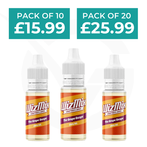 The Grape Escape 10ml E-Liquid By Wizmix