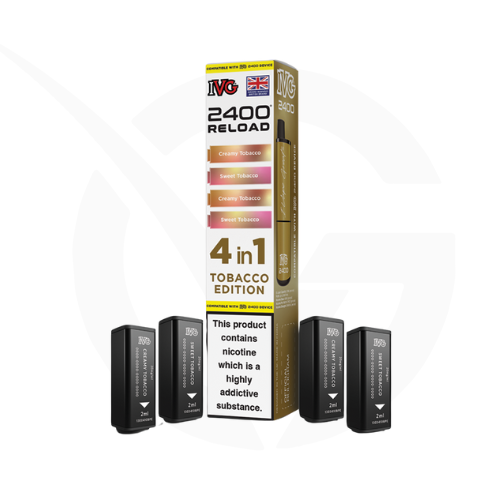 Tobacco Edition Prefilled Pods By IVG 2400 Reload