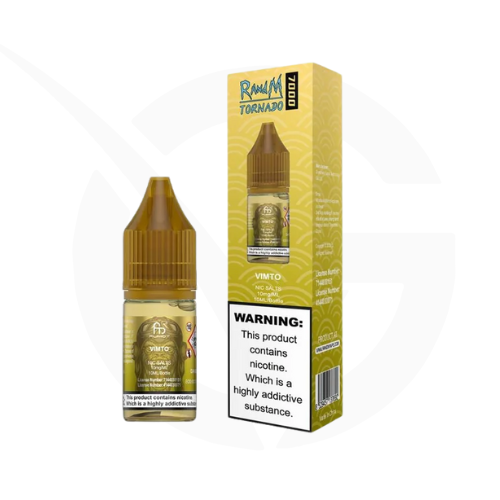 Vimto 10ml Salt E-Liquid By R and M Tornado 7000