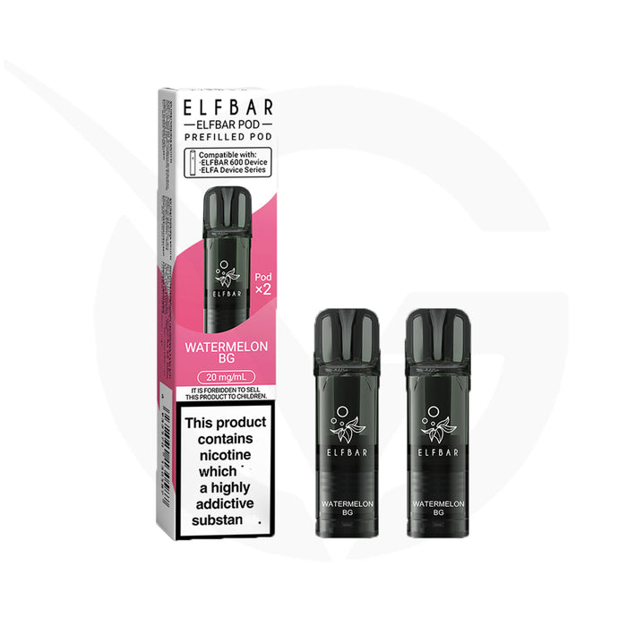 Watermelon BG Prefilled Pods By Elf Bar 600