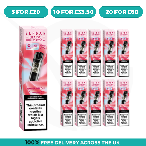 Watermelon Elfa Pro Prefilled Pods by Elf Bar
