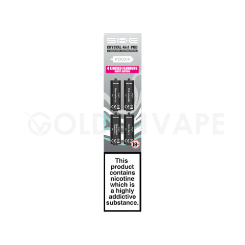 Crystal 4 in 1 Prefilled Pods By SKE